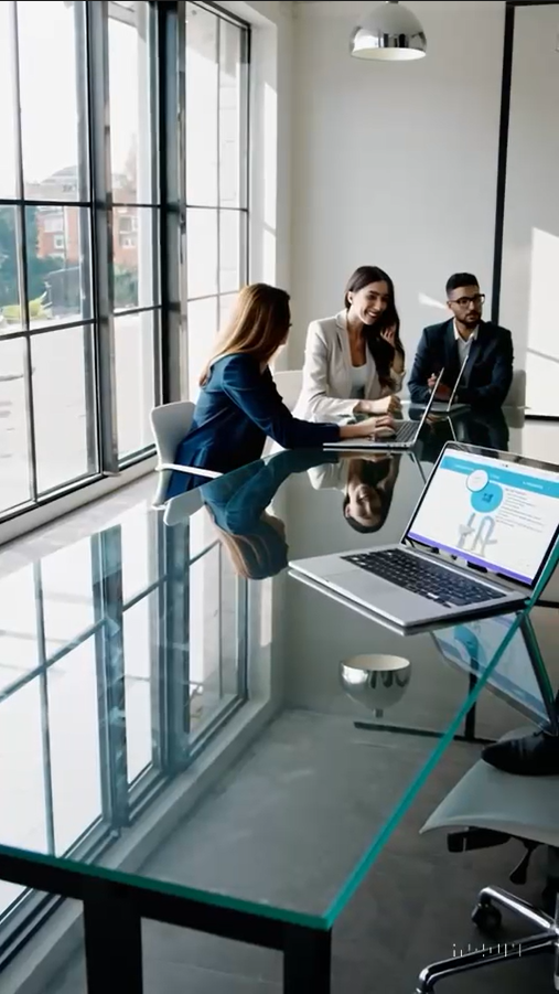 trabajando en óptima