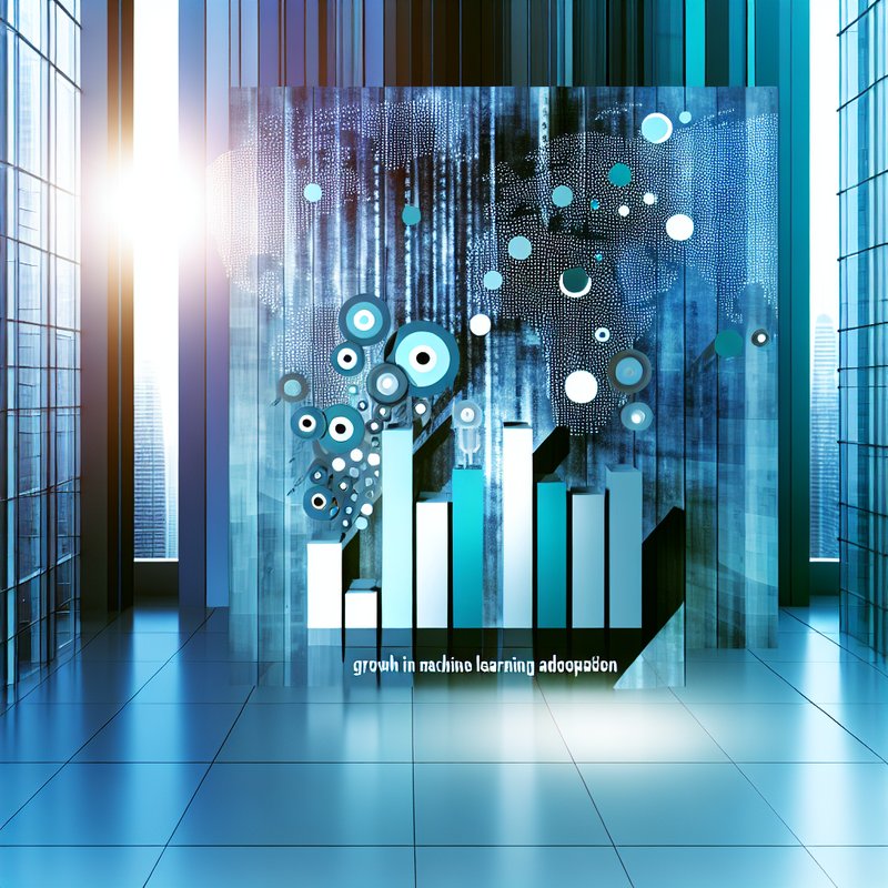 Machine Learning En El Sector Financiero - Gráfico de crecimiento en la adopción de Machine Learning en el sector financiero, 2024-2025